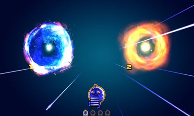 Screenshots of the game AstroComet on Android phone, tablet.
