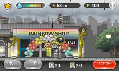 Captures d'écran du jeu Rainy Day 2 sur Android, une tablette.