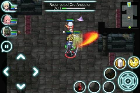 Screenshots of the game The chronicles of Inotia 3: Children of Carnia for Android phone, tablet.
