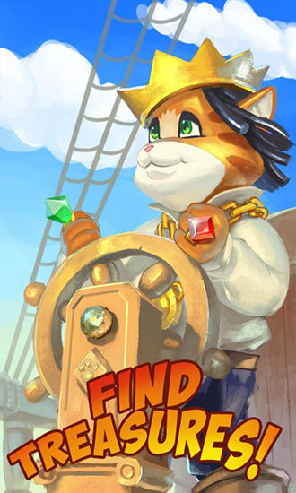 Screenshots of the game Pirate cat: Saga on Android phone, tablet.