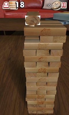 Screenshots of the game Jenga for Android phone, tablet.