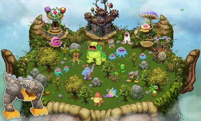 Screenshots of the game My Singing Monsters on Android phone, tablet.