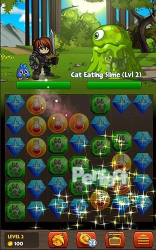 Screenshots game Battle gems: Adventure quest on Android phone, tablet.