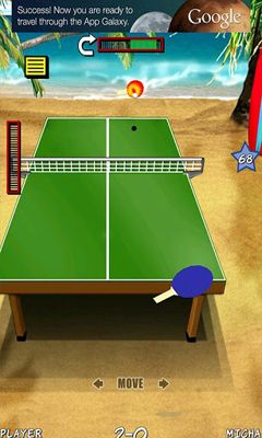 Screenshots of the game Smash Ping Pong on your Android phone, tablet.