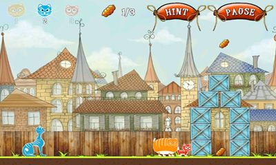Capturas de tela do jogo Gatos, Inc no telefone Android, tablet.