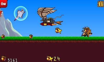 Capturas de tela do jogo Turbo Nutz em seu telefone Android, tablet.