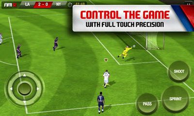 Captures d'écran de FIFA 12 sur Android, une tablette.