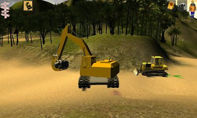 Screenshots of the game Kids Construction Trucks on Android phone, tablet.