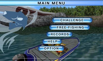 Screenshots of the game Bass Fishing 3D on the Boat on Android phone, tablet.