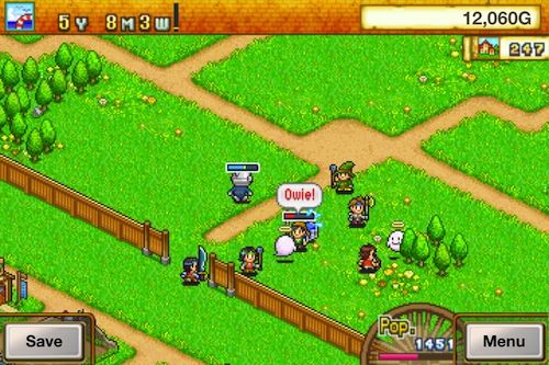 Screenshots of the game Dungeon village Android phone, tablet.