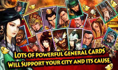 Screenshots of the game War Lords Three Kingdoms for Android phone, tablet.