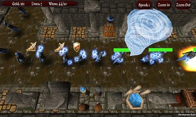 Screenshots of the game Awakened Gods: Elemental TD for Android phone, tablet.