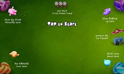 Captures d'écran du jeu de la Faim Monstr sur Android, une tablette.