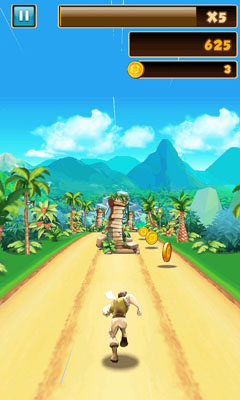 Capturas de tela do jogo Danger Dash para o telefone Android, tablet.