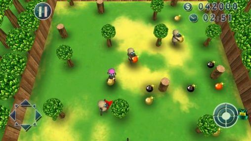 Captures d'écran du jeu de Bataille de moutons! sur Android, une tablette.