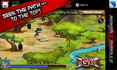 Captures d'écran de Ninja RPG d'Action Ninja Royale sur Android, une tablette.