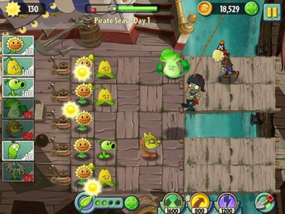 Screenshots of the game Plants vs. zombies 2: it's about time   , .