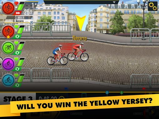 Screenshots of the game Tour de France 2014: The game on your Android phone, tablet.