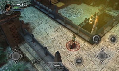 Screenshots of the game Lara Croft: Guardian of Light Android phone, tablet.