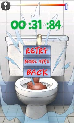 Screenshots of the game Man vs Toilet on Android phone, tablet.