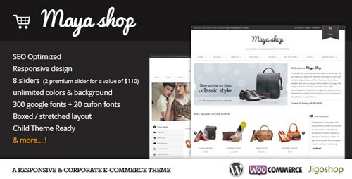 MayaShop v2.7.8 - A Flexible Responsive e-Commerce Theme visual