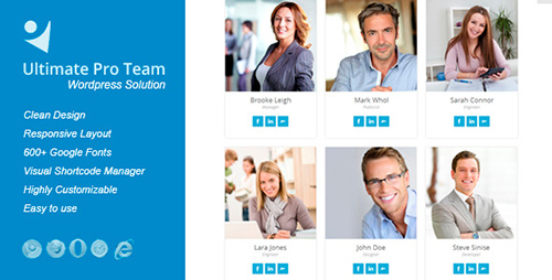 Download Ultimate Pro Team - Responsive Team Manager Plugin  