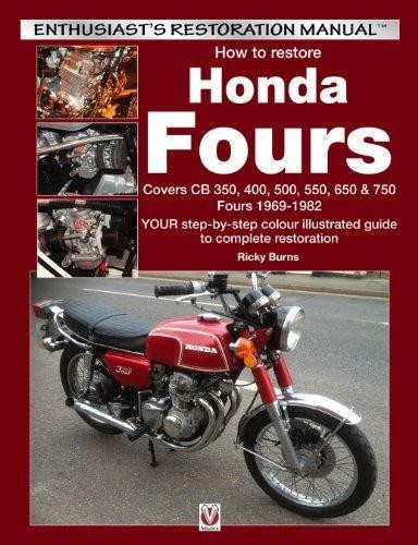Мотокнига «Как восстановить Honda Four» - Рикки Бёрнс