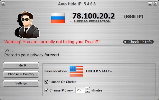 Auto Hide IP 5.4.7.2 + patch 5.4.7.2 x86 x64 [2014, ENG]