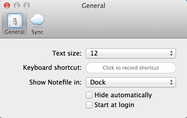 Notefile - простенький блокнот, как альтернатива стандартному приложению «Заметки»