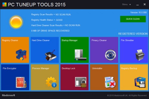 Madcrosoft PC TuneUp Tools 2015 v10.0.000 Portable