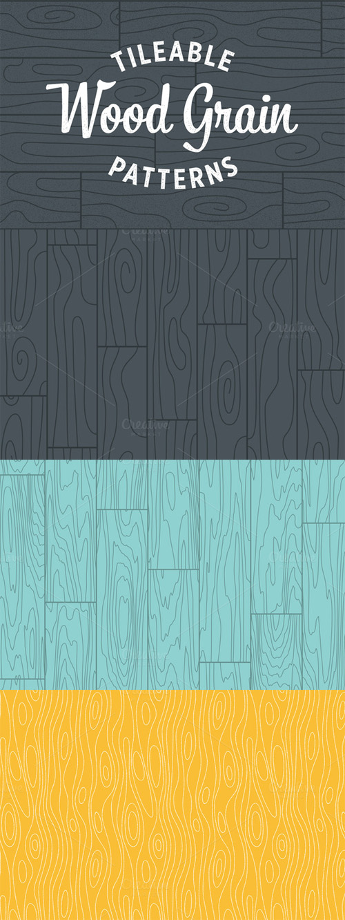 CreativeMarket - Wood Grain Patterns - Tileable 107938