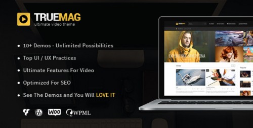 Download True Mag v2.17.1 - WordPress Theme for Video and Magazine product logo