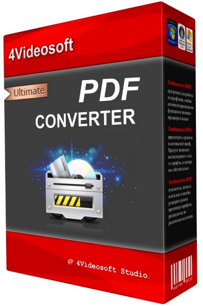 4Videosoft PDF Converter Ultimate 3.1.72 + Rus