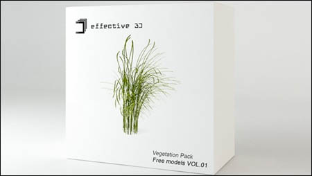 [3dMax] Effective 3D Free models VOL 01 Vegetation Pack