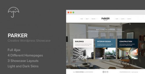 Nulled Parker - Themeforest Creative WordPress Showcase cover