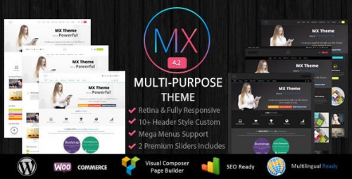 Nulled MX v4.2 - Responsive Multi-Purpose WordPress Theme picture