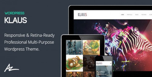 Klaus v1.5.2 - Retina Multi-Purpose WordPress Theme Product visual