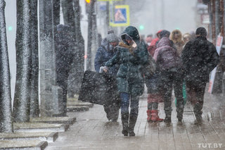 Погода в Могилеве: в выходные - метель, мокрый снег