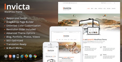 Download Invicta v2.2 - Themeforest WordPress Theme product image