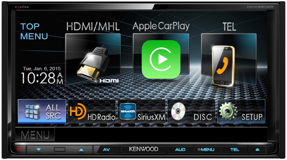Компании Kenwood и Pioneer представили ресиверы с поддержкой CarPlay