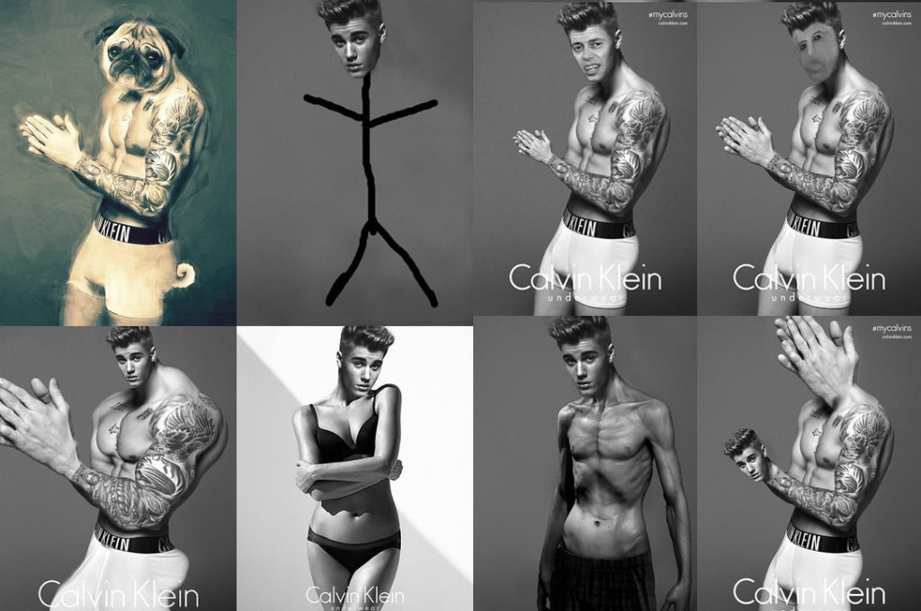 Лучшие мемы Джастина Бибера в рекламе Calvin Klein