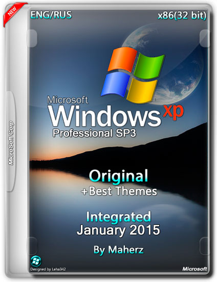 Windows XP Pro SP3 x86 Integrated January 2015 By Maherz + Best Themes (ENG/RUS)