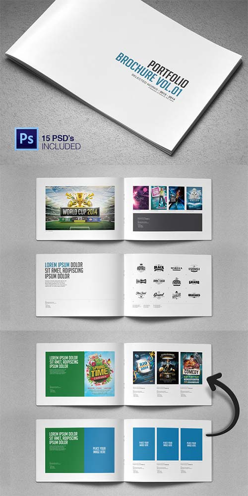 CreativeMarket Portfolio Brochure Vol.01