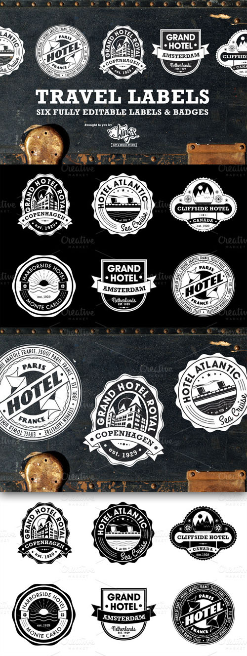Travel Labels and Badges - CM 6861