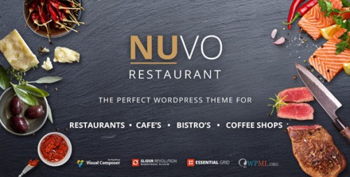 Nulled NUVO v2.5 - Restaurant, Cafe & Bistro WordPress Theme product picture