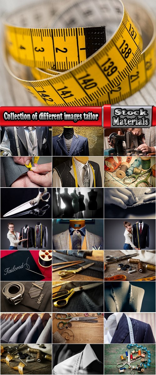 Collection of different images tailor 25 HQ Jpeg