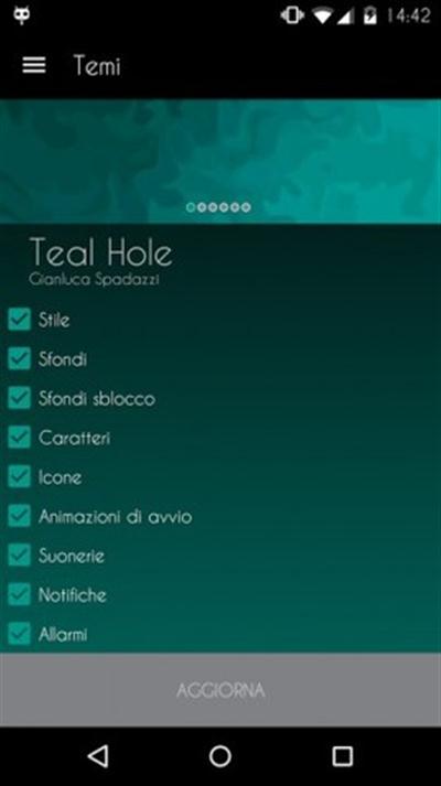 Teal Hole - CM12 Theme v1.0