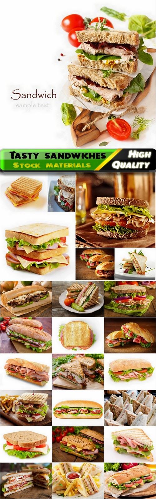 Tasty sandwiches Stock images - 25 HQ Jpg