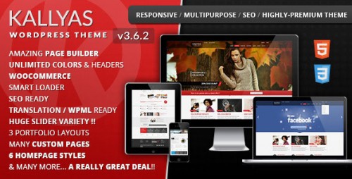 Nulled KALLYAS v3.6.2 - Responsive Multi-Purpose WordPress Theme product picture