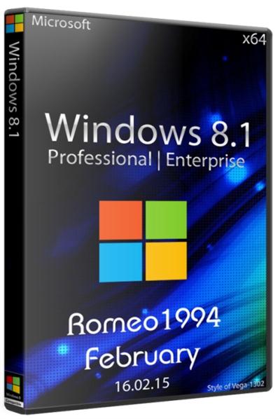 Игры,Game. Windows 8.1 Enterprise/Professional x64 Update For February by